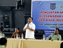 Bupati Erik Hadiri Muscablub DPC Apdesi Labuhanbatu