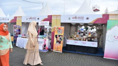Pembukaan Pameran HPN 2023 Dihadiri Ketua PKK Batu Bara