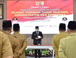 Bupati Batu Bara Lantik Pejabat Tinggi Pratama, Administrator dan Pengawas