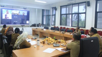 Asisten III Zoom Meeting dengan BSrE BSSN Bahas Soal TTE