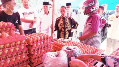 Terkait Inflasi Daerah, Bupati Nelson Tinjau Pasar Tradisional Limboto