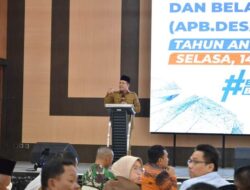 Bupati Batu Bara Hadiri Sosialisasi Percepatan Penyerapan APBDes 2023