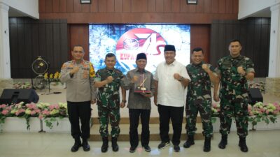 Forkopimda Sambut Kunjungan Pangdam I/BB di Asahan