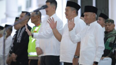 Forkopimda Asahan Lepas Mobil Pawai Takbiran