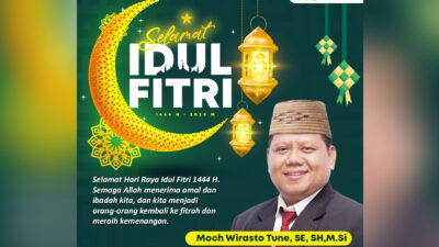 Pimpinan Pegadaian CP Limboto, Wirasto Tune: Selamat Hari Raya Idul Fitri 1444 H
