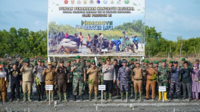 Forkopimda Asahan Ikuti Puncak Penanaman Mangrove Secara Virtual