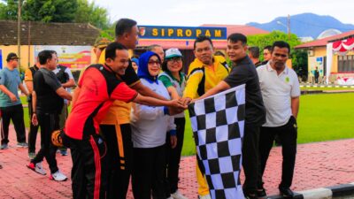 Forkopimda Labuhanbatu dan Labura Gelar Halal Bihalal dan Olahraga Bersama