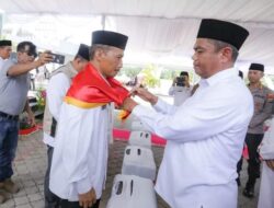 Di Acara Tampung Tawar, Bupati dan Wabup Sergai Harap Calon Jamaah Haji Jaga Kesehatan