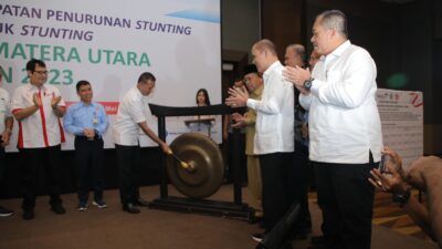 Wabup Asahan Ikuti Forum Koodinasi Percepatan Penurunan Stunting Sumut