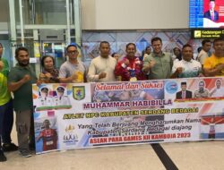 Raih 2 Emas 1 Perak, Wabup Adlin Tambunan Sambut Kepulangan Abil dari Kamboja