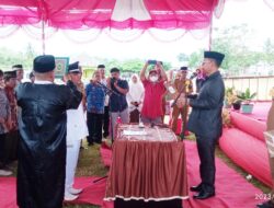 Lantik Penjabat Kades Langge, Bupati Thariq Ingatkan Tugas dan Tanggung Jawab