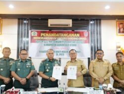 Bupati Thariq Sambut Baik Kerjasama Karya Bakti Kodim 1314 Gorut