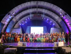 Bupati Surya Saksikan Penampilan Seni Asahan di PRSU 2023