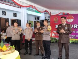 Kunjungi Kejari Wonogiri, Wakapolres bersama PJU beri Ucapan Hari Bhakti Adyaksa ke-63