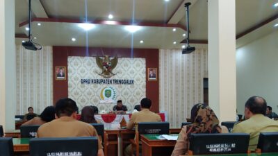 Raker Komisi I DPRD Trenggalek Bersama OPD Mitra Bahas Raperda