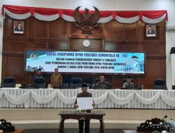 Paripurna, DPRD Provinsi Gorontalo Usul Perubahan Tatib untuk Kinerja yang Maksimal
