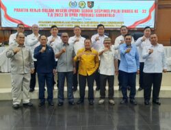 DPRD Provinsi Gorontalo Sambut Hangat Kunjungan Serdik Sespimti Polri