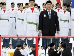 Bupati Erik Kukuhkan Paskibraka Labuhanbatu 2023