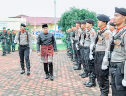 Bupati Zahir Pimpin Apel HUT ke-77 Bhayangkara di Polres Batu Bara