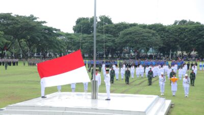 Pengibaran Bendera Merah Putih HUT RI ke-78 Sukses di Asahan