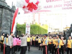 HUT Polwan ke-75, Polda Jateng Gelar Olahraga Bersama