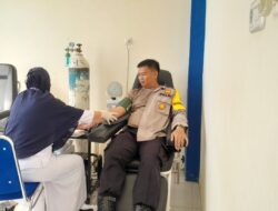 Bentuk Kepekaan Sosial di Tengah Krisis, Bhabinkamtibmas dan Babinsa Beraksi Cepat Lakukan Donor Darah