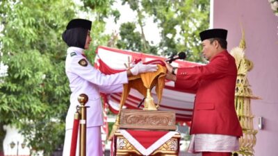 Pj Gubernur Ismail Pakaya Pimpin Upacara HUT ke-78 RI di Gorontalo dengan Khidmat