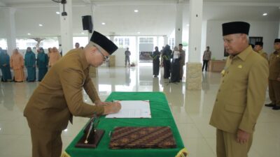 Ini Kata Bupati Asahan Saat Melantik 68 Pejabat