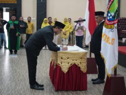 Marten Taha Lantik 5 Pejabat Tinggi Pratama di Lingkungan Pemkot Gorontalo