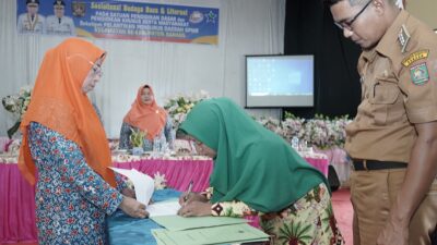 Sosialisasi dan Pelantikan Pengurus GPMB Kecamatan di Asahan