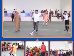 Wabup Labuhanbatu Buka Turnamen Futsal Antar OPD Meriahkan HUT Korpri ke-52