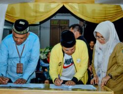 Bupati Batu Bara Tandatangani MoU KUR Pertanian dengan Kepala PT Bank Sumut Lima Puluh