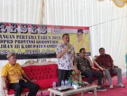 Masyarakat Desa Tuladenggi Minta Dukungan Paris Jusuf untuk Peningkatan Ekonomi dan Infrastruktur