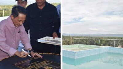 Kolase foto Prof Nelson Pomalingo dan Wisata Bukit Kayangan Desa Huntulohulawa, Bongomeme