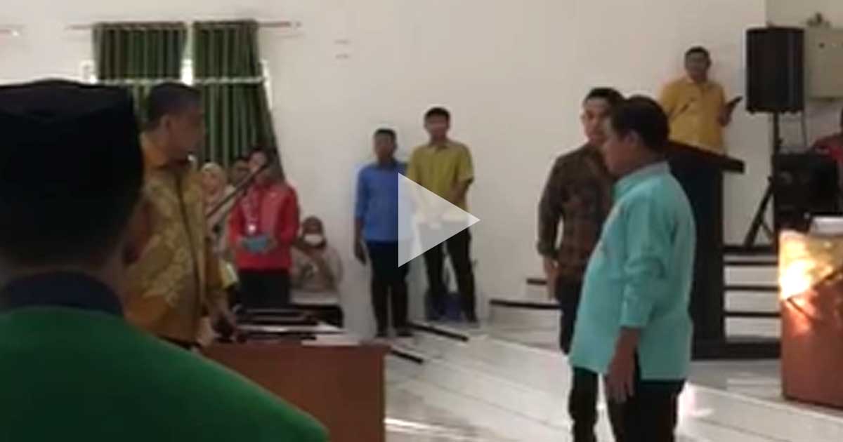 wakil bupati mengamuk