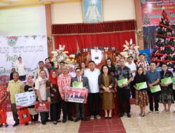 Pj. Wali Kota Kotamobagu Dampingi Gubernur Sulut dalam Ibadah Syukur Nataru 2023-2024 Sinode GMIBM