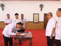 Pj Wali Kota Kotamobagu Pimpin Penandatanganan Pakta Integritas: Komitmen Tinggi untuk Tugas dan Fungsi