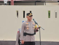 Kapolres Gorontalo Kota Himbau Personil Jaga Netralitas Dalam Pemilu 2024