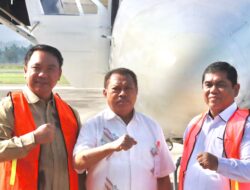 Penerbangan Perdana Perintis Gorontalo, Paris Jusuf Harap Dorong Perekonomian Masyarakat