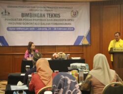 Dalam Bimtek, DPRD Provinsi Gorontalo Tingkatkan Peran Strategis Pimpinan dan Anggota dalam Pembangunan