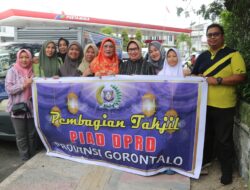 PIAD Deprov Gorontalo Salurkan 550 Paket Takzil di Tengah Ramadan