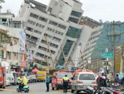Gempa Dahsyat 7,7 Magnitudo Guncang Taiwan