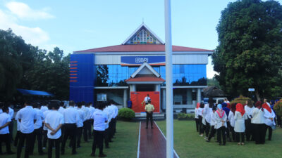 Semangat ‘Bangkit untuk Indonesia Emas’ Warnai Upacara Harkitnas ke 116 BRI Cabang Limboto