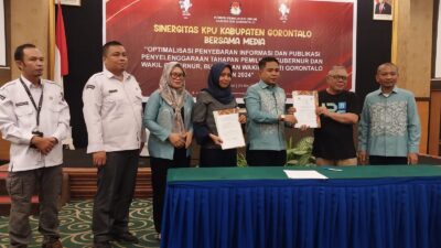 Optimalkan Tahapan Pilkada, KPU Kabupaten Gorontalo Bangun Sinergitas dengan Media
