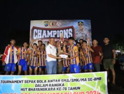 Pj. Wali Kota Resmi Tutup Turnamen Sepak Bola Kapolres Cup 2024: Semua Pemain Adalah Pemenang!