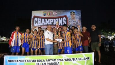 Pj. Wali Kota Resmi Tutup Turnamen Sepak Bola Kapolres Cup 2024: Semua Pemain Adalah Pemenang!