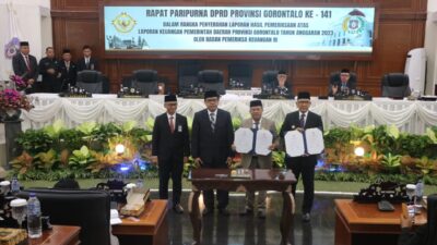 Pemprov Gorontalo Raih Opini WTP ke 12 Kali, DPRD Dorong Peningkatan Transparansi