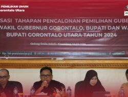 Sosialisasi Tahapan Pencalonan Pilkada 2024, KPU Gorut Pastikan Partai Politik Siap