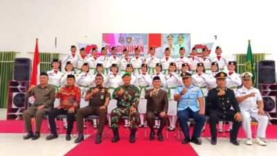 Bupati Gorontalo Kukuhkan 26 Anggota Paskibraka dalam Upacara Menyambut HUT Kemerdekaan RI ke-79