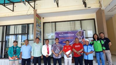 Program APILL TUNTAS Dishub Provinsi Gorontalo Disambut Positif Oleh Komunitas Ojol